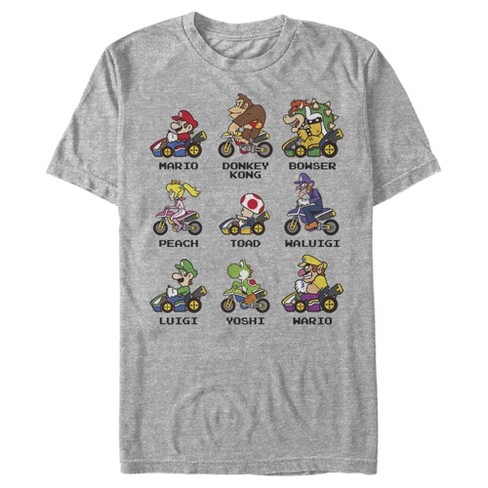 Men's Nintendo Mario Kart Bowser Mario Racing Tee