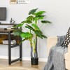 NicBex Artificial Tree 4FT Artificial Monstera Tree with Pot Natural Wood Trunk, Room Decor for Home Office Foyer Porch - 4 of 4