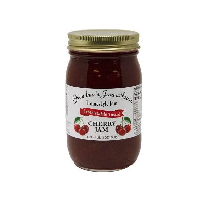 Grandma's Jam House All Natural Usa Made Homestyle Cherry Jam, 19 Oz ...