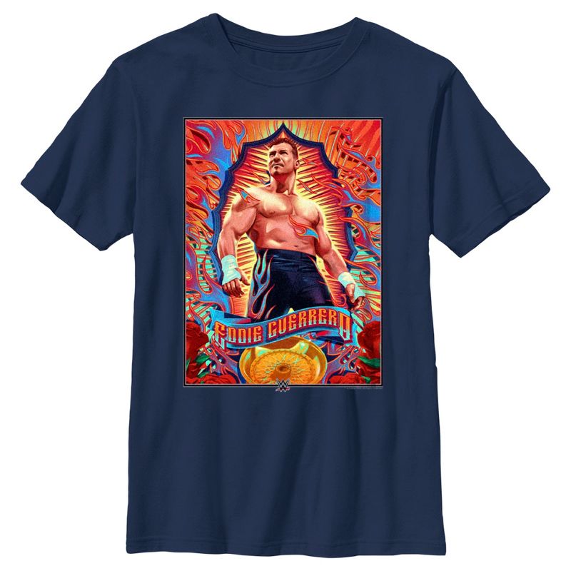 Boy's WWE Eddie Guerrero Poster T-Shirt, 1 of 5
