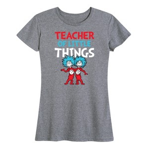 Women's - Dr. Seuss - Teacher Of Little Things Short Sleeve Graphic T-Shirt - 1 of 4