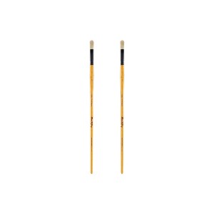 Mimik Hog Professional Synthetic Hog Bristle Paint Brush- Versatile Alternative to Natural Hog Hair Paint Brushes for Oil Painting, Acrylics, Inks, - 1 of 4