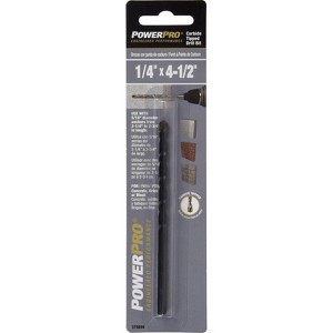Power Pro 1/4 in. X 4-1/2 in. L Carbon Steel Drill Bit 1 pk - 1 of 1