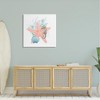 Stupell Industries Seahorse Starfish Layered Coral Canvas Wall Art - 2 of 4
