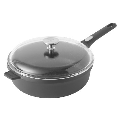 BergHOFF GEM  11" Non-Stick Covered Sauté Pan 4.6 Qt, Black