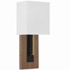 Crystorama Lighting Brent 1 - Light Sconce in  Matte Black/Vibrant Gold - 2 of 3