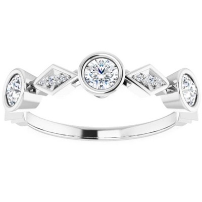 Pompeii3 3/4Ct Diamond Womens Wedding Ring Anniversary Band in White or Yellow Gold