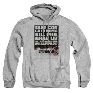 Shaun Of The Dead List Adult Pull-Over Hoodie - 1 of 4