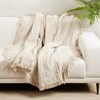 Saro Lifestyle Warm Waffle Weave Throw - 4 of 4