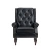 CAVINAS Accent Chairs for Bedroom, Modern Wood Frame Armchair, Accent Chair Lounge Chair with Sturdy Wood Legs for Living Room - 4 of 4
