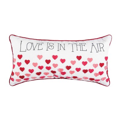 C&f Home 6 X 12 Heart Truck Hooked Throw Pillow Valentine's Day