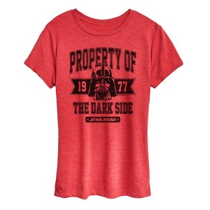Women's - Star Wars - Property Of The Dark Side Short Sleeve Graphic T-Shirt - 1 of 4