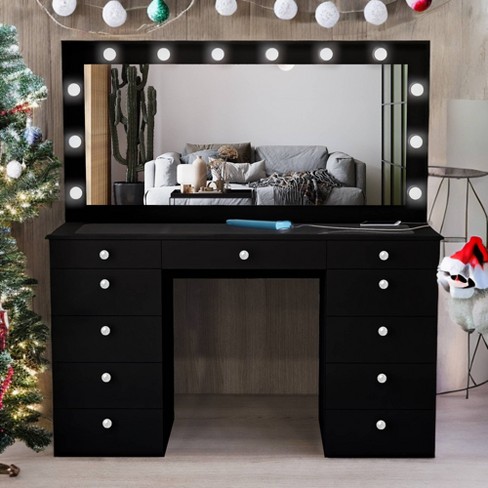 Makeup vanity with lights 2024 target