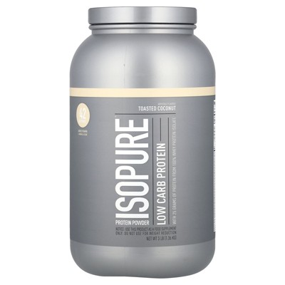 Isopure Low Carb Protein Powder, Toasted Coconut, 3 lb (1.36 kg)