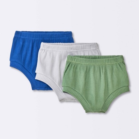 Baby Boys' 3pk Basic Bloomer - Cloud Island™ Gray : Target