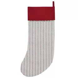 Christmas Striped Peppermint Stocking