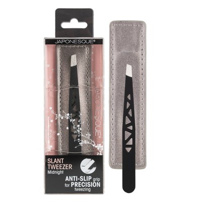 JAPONESQUE Slant Tweezer Midnight