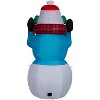Gemmy Animated Christmas Inflatable Super Chill Snowman, 6 ft Tall, Multi - 4 of 4