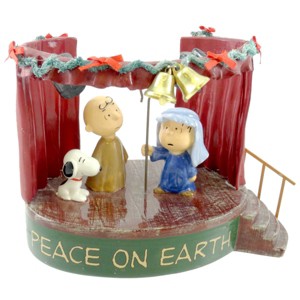 Dept 56 Accessories 5.0 Inch Peace On Earth Peanuts Charlie Brown Snoopy Village Accessories - 1 of 2