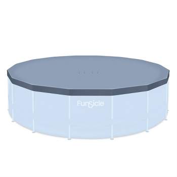 Funsicle 20ft Round Above Ground Frame Pool Debris Cover, Accessory Only, Gray