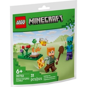 LEGO Minecraft Conflicto en la Fogata de Alex 30732