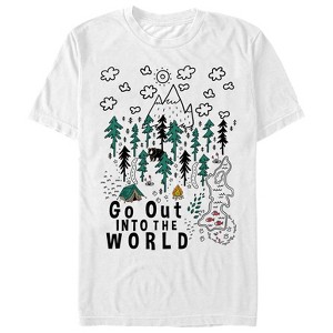 Men's Lost Gods Into the World Cartoon T-Shirt - 1 of 4