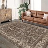 Fulvari Vintage Floral Rugs,Washable Area Rugs, Low Pile Non Shedding Stain Resistant Rugs for Bedroom Dining Room Home Office Department - 3 of 4