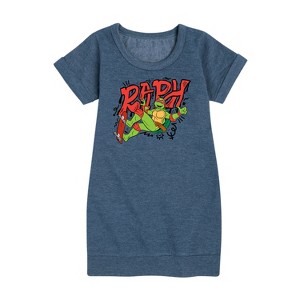 - Teenage Mutant Ninja Turtles - Raph Graphic Short Sleeve Fleece Dress - 1 of 4
