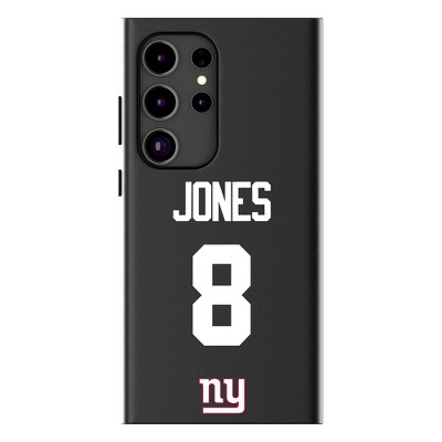 Keyscaper Daniel Jones New York Giants 8 Game Tactic MagSafe Compatible Cell Phone Case for Galaxy S25 Ultra