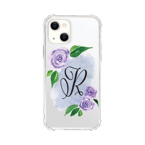 OTM Essentials Apple iPhone 15 Plus/iPhone 14 Plus Monogram Clear Tough Edge Floral Script Case - 1 of 4