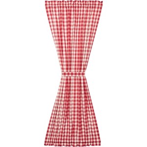 Annie Buffalo Red Check Door Panel 72x40  VHC Brands - 1 of 4