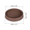 Unique Bargains Round Non-Slip Furniture Chair Leg Floor Protectors 8 Pcs - 2 of 4