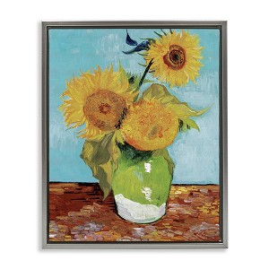 Stupell Industries Van Gogh Sunflowers Floating Frame Canvas Art - 1 of 4