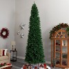 12ft. Slim Green Pine Artificial Christmas Tree with 3235 Bendable Branches – Towering Holiday Showstopper - 4 of 4