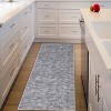 Washable Area Rug, Non-Slip Modern Carpet, Soft No-Shedding, Stain-Resistant, Foldable Abstract Rug for Living Room - 4 of 4