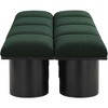 Meridian Furniture,Pavilion Boucle Fabric Bench - 3 of 4