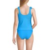 Lands' End Women's Ottoman Rib Tie Shoulder Tankini Top - 2 of 4