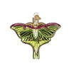 Old World Christmas Blown Glass Ornament for Christmas Tree, Luna Moth - 2 of 4