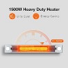 Electric Patio Heater Wall Mounted With Timer & Remote Control - 2 of 4