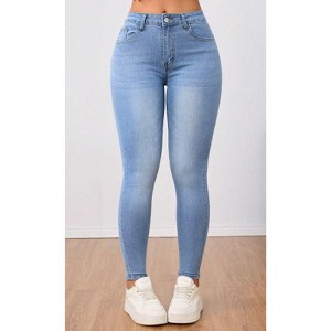 TIME HOLLOW Slim Fit Classic Denim Pants - 1 of 3