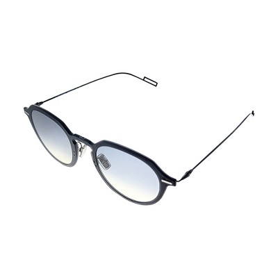 Dior Homme DiorDisappear1 0003 1I Unisex Oval Sunglasses Matte Black 49mm