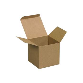 Chipboard Boxes, Folding Cartons, Reverse Tuck, 2 x 2 x 7, Kraft