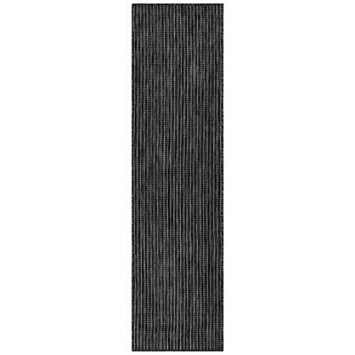 Liora Manne Carmel  Indoor/Outdoor Rug  Black..