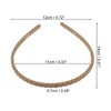 Unique Bargains Women's Classic Elegant Frosted Twist Hairband 5.51"x4.72" 1 Pc - 3 of 4
