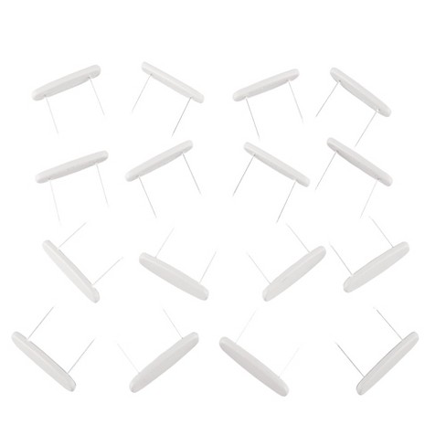 Collections Etc Bed Skirt Holding Pins - Set of 16 2 X 1.25 X 1