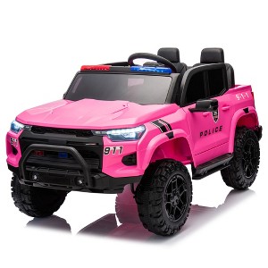 Whisen Two-Seater Children's Ride-On Toy with Safety Belts and Storage - 1 of 4
