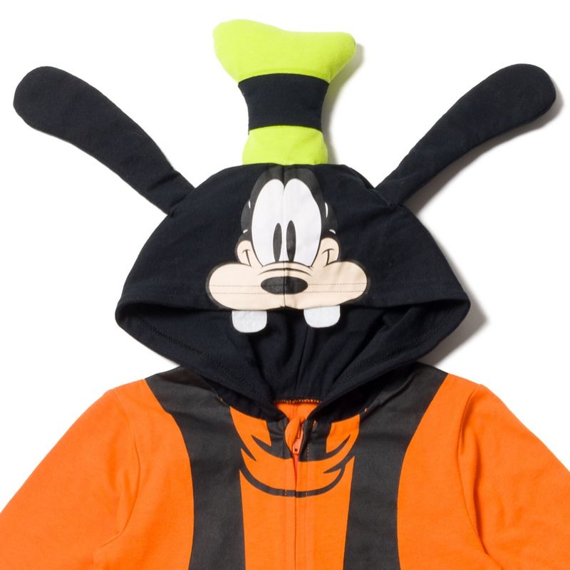Disney Mickey Mouse Goofy Pluto Zip Up Coverall Newborn to Big Kid, 3 of 8