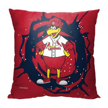18"x18" MLB St. Louis Cardinals Mascot Printed Decorative Throw Pillow
