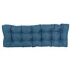 Blazing Needles, 55-inch by 19-inch Tufted Solid Outdoor Spun Polyester Loveseat Cushion - 3 of 3