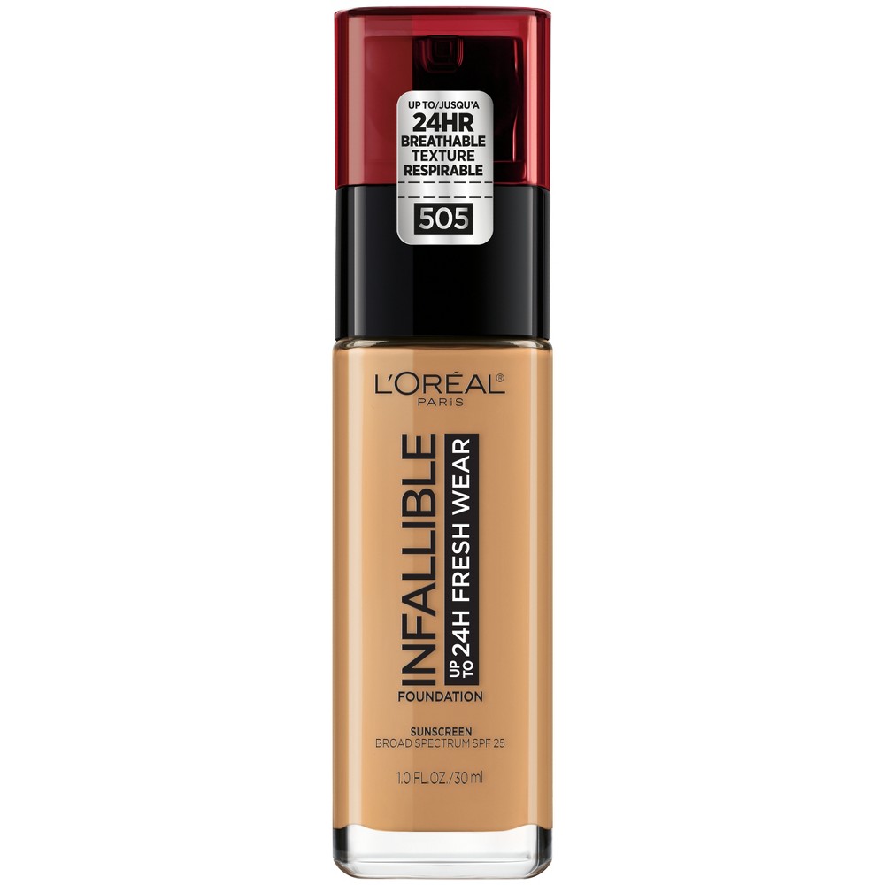 Photos - Other Cosmetics LOreal L'Oreal Paris Infallible 24HR Fresh Wear Foundation with SPF 25 - 500 Hone 